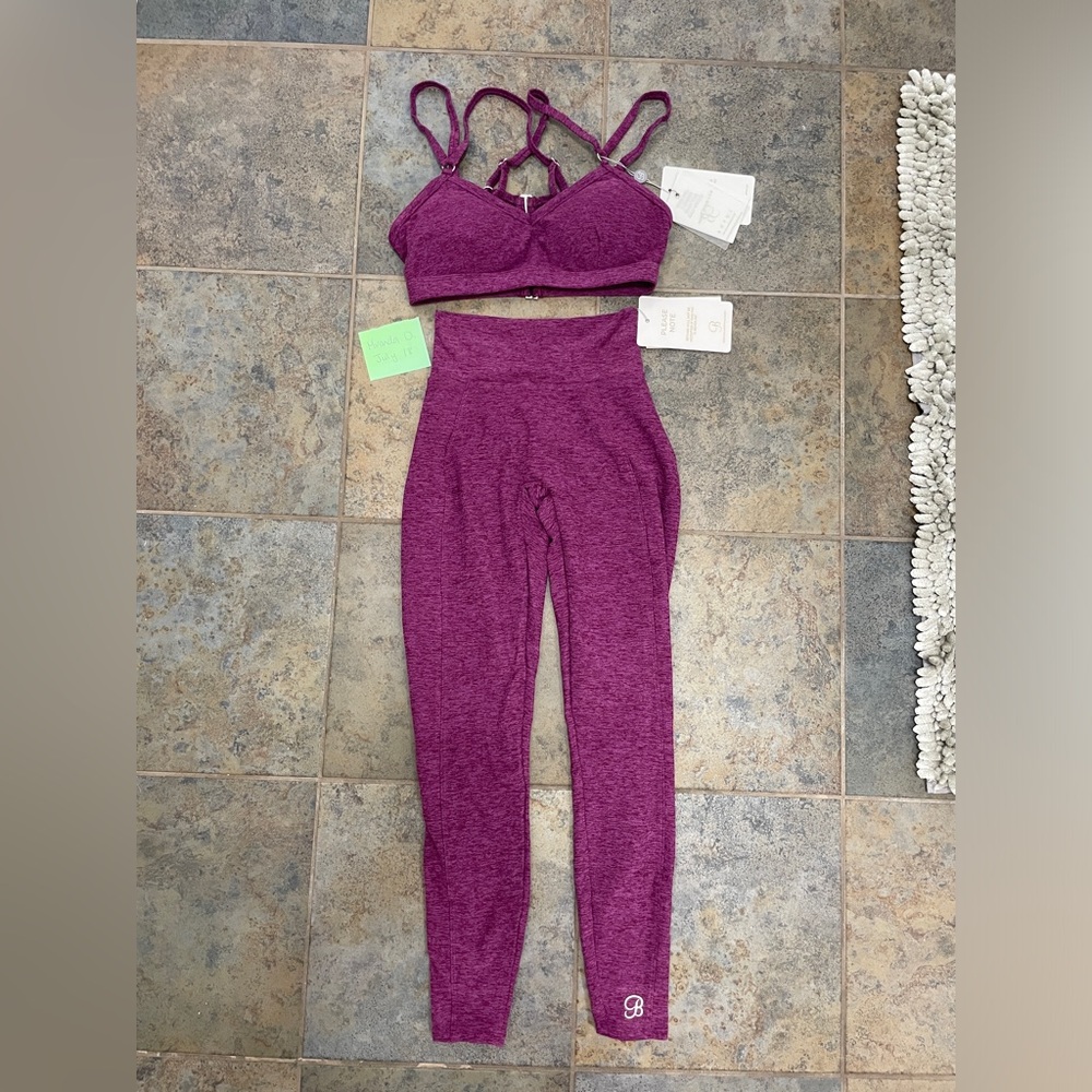 Bombshell Magenta Peach Booty and Diamond Back Bra Set